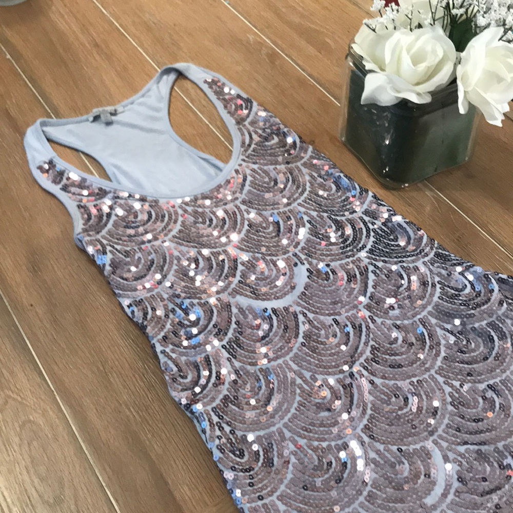 Racerback Sequin Top Charlotte Russe - Picture 4 of 7